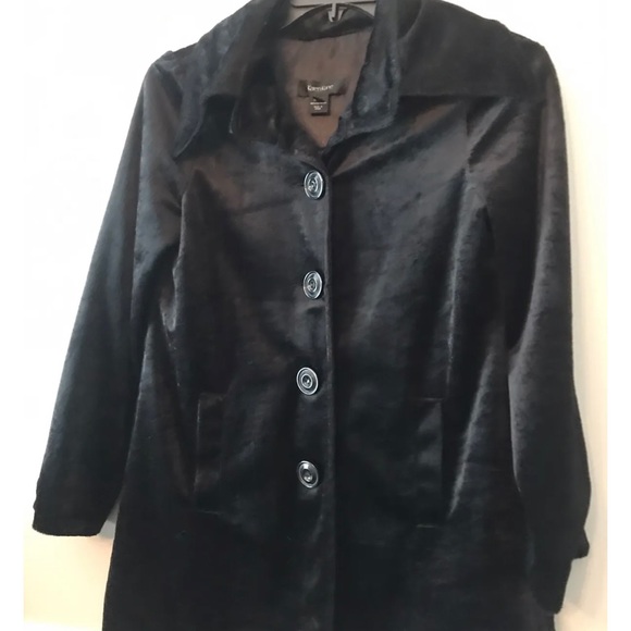 Karen Kane Velvet Jacket Size small with button down the front and 2 poc… - Picture 4 of 5